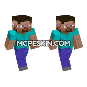 Four Faces Steve Minecraft Bedrock skin