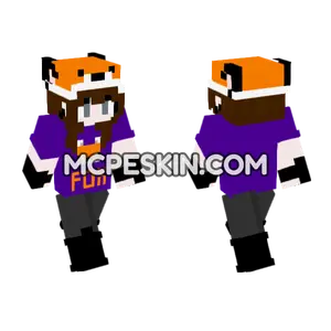 Fox Hat Shirt Skin