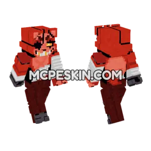 Foxy 6763245 Minecraft Bedrock skin