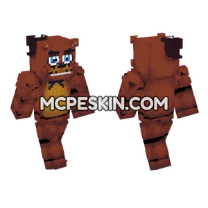 Freddy Fazbear 2.0 Minecraft Bedrock skin