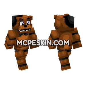 Freddy Fazbear Skin Minecraft Bedrock skin