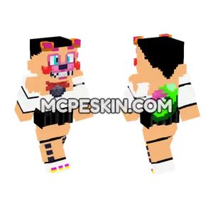 Funtime Foxy Friend Moon Minecraft Bedrock skin