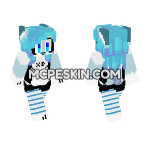 Furry 2018 Outfit Minecraft Bedrock skin