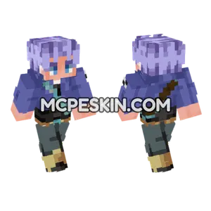 Future Trunks Minecraft Bedrock skin