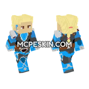 Futuristic Blue Armor