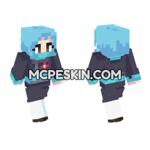 Fuuka Yamagishi Minecraft Bedrock skin