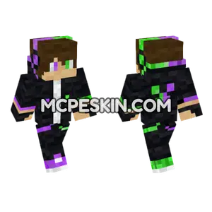 Gamer 2 Minecraft Bedrock skin