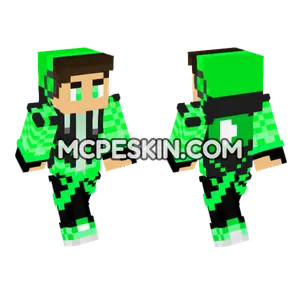 Gamer 20 Skin Minecraft Bedrock skin