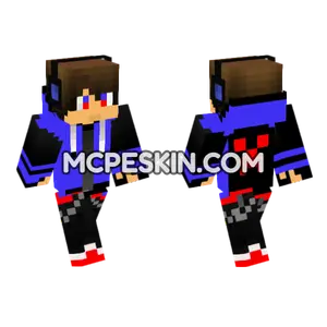 Gamer 24 Minecraft Bedrock skin