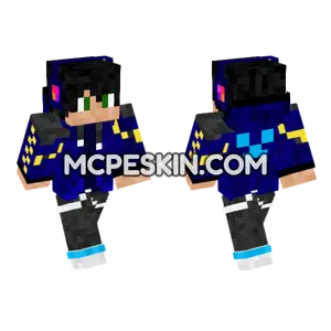 Gamer 25 Minecraft Bedrock skin