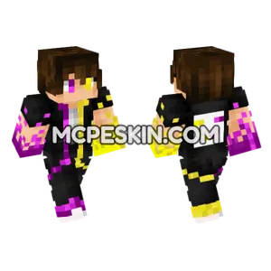 Gamer 3 Minecraft Bedrock skin