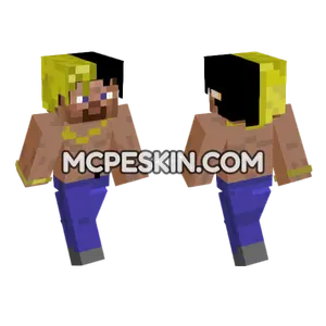 Gangster Steve Minecraft Bedrock skin