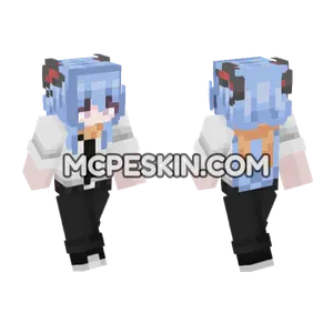 Ganyu Minecraft Bedrock skin