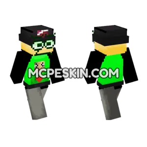 Gary FNF Golden Apple Minecraft Bedrock skin