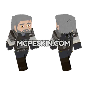 Geralt Of Rivia Minecraft Bedrock skin
