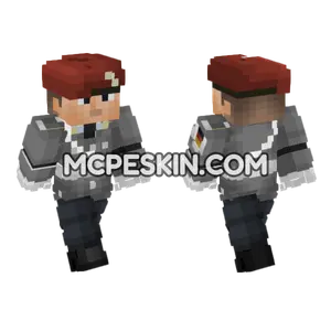 German Army Dress Uni V2 Minecraft Bedrock skin