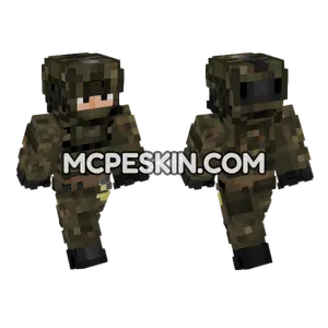 German Army Soldier Skin Minecraft Bedrock skin