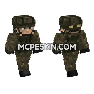 German Army Soldier V2 Minecraft Bedrock skin