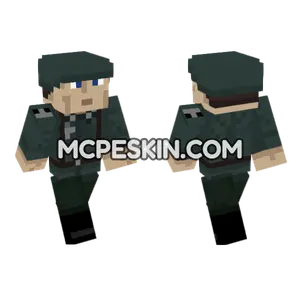 German Soldier Skin Minecraft Bedrock skin