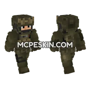 German Tactical Police GSG9 Minecraft Bedrock skin