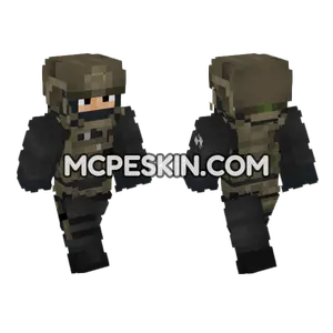 German Tactical Police GSG9 Minecraft Bedrock skin