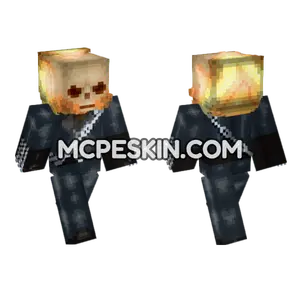 Ghost Rider Minecraft Bedrock skin