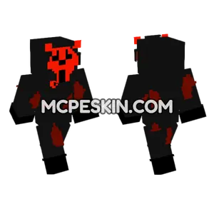Ghostface Devil Scream Minecraft Bedrock skin