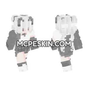 Ghostly Girl Skin Minecraft Bedrock skin