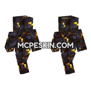 Gilded Blackstone Minecraft Bedrock skin