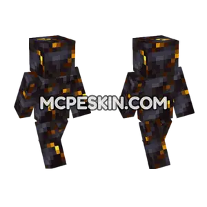 Gilded Blackstone Minecraft Bedrock skin