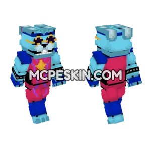 Glamrock Bonnie Minecraft Bedrock skin