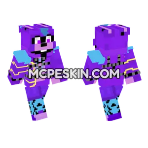 Glamrock Bonnie Skin Minecraft Bedrock skin