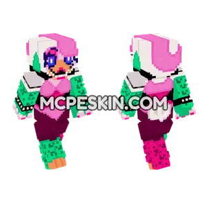 Glamrock Chica Revamped Minecraft Bedrock skin