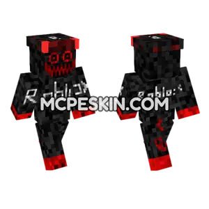 Glitchy Red Smile