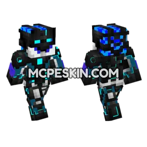 Glow Bot Minecraft Bedrock skin