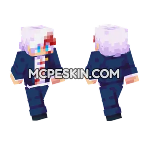 Gojo Satoru Awakened Minecraft Bedrock skin