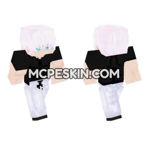 Gojo Vs Sukuna Skin Minecraft Bedrock skin