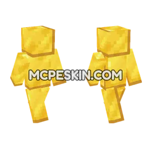 Gold Block Skin Minecraft Bedrock skin