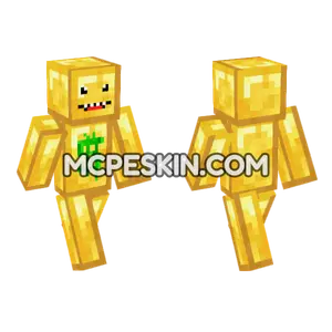 Gold Block Skin Minecraft Bedrock skin