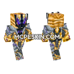 Golden Cybernetic Warrior