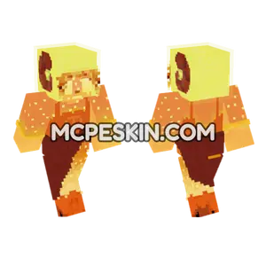Golden Ram Boy Minecraft Bedrock skin