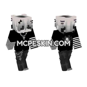 Gothic Spider Girl Minecraft Bedrock skin