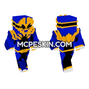 Gozyu Leon Blue Suit Minecraft Bedrock skin