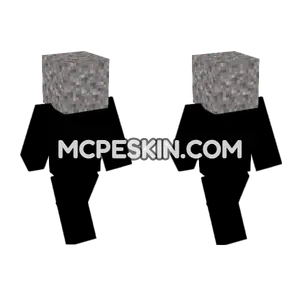 Gravel Boy Minecraft Bedrock skin