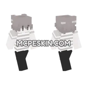 Gray Striped Hoodie Outfit