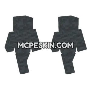 Gray Wool Block Minecraft Bedrock skin