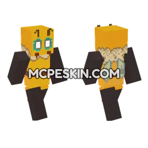 Gredwarth Bee Skin Minecraft Bedrock skin