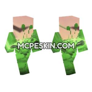 Green Frog Skin Minecraft Bedrock skin