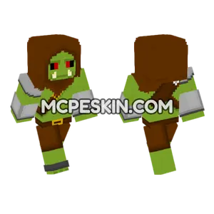 Green Goblin Archer Minecraft Bedrock skin