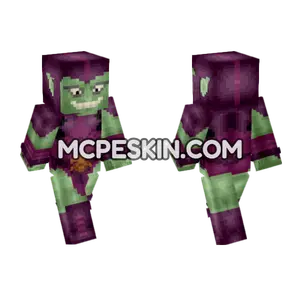 Green Goblin Marvel Animation Minecraft Bedrock skin